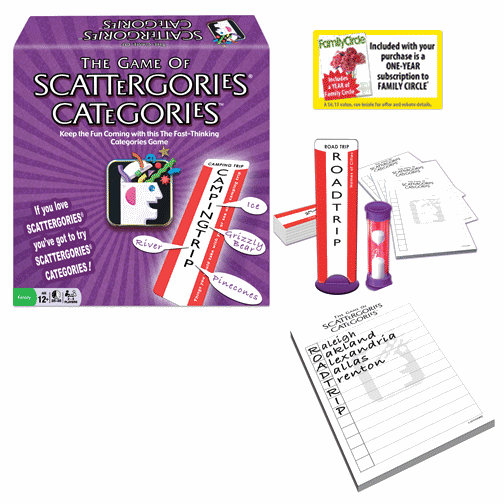 Scattergories® Categories